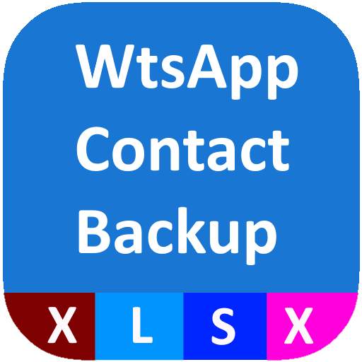 Backup Contacts To Excel For WhatsApp
