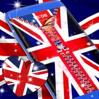 UK Flag Zipper Lock Screen on 9Apps