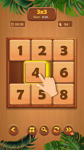 Wooden Number Jigsaw screenshot 3