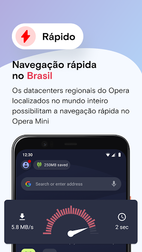 Navegador da Web Opera Mini screenshot 3