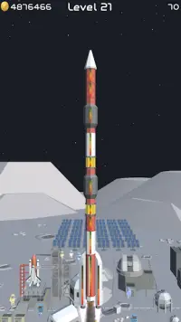 Rocket ship launch - construction game cartoon for children about space 