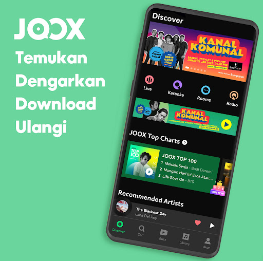 JOOX Music - Live and Karaoke screenshot 1
