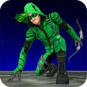 superhéroe flecha verde tiro con arco asesino