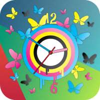 Butterfly Clock Live Wallpaper on 9Apps