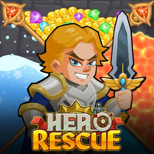Hero Rescue : Pin Pull - Pull The Pin Puzzle