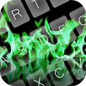Green Flame Keyboard Theme