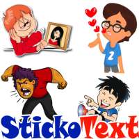 StickoText -  चैट स्टिकर
