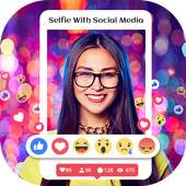 Selfie with Social Media Frame - Selfie Booth on 9Apps