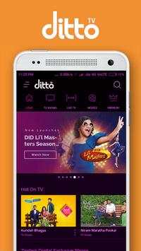 Mobile Tv - Live Cricket Tv & Movies,Ditto Tv Plus screenshot 1