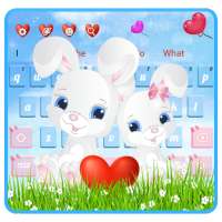 Cute Rabbit Keyboard Theme