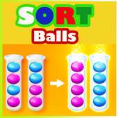 Bubble Sort Balls Puzzle Game