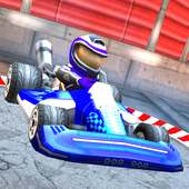 Racewagen: Karting spel