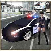 Real police car chasing: Driving simulator 2019