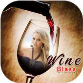 Wine Glass Photo Frame on 9Apps