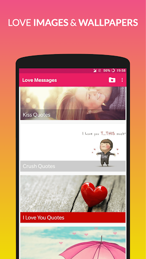Love Messages: Romantic SMS Collection❤ screenshot 2