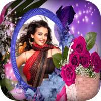 Rose Flower Photo Frames - magic love touch editor on 9Apps