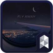 A night flight Launcher theme on 9Apps