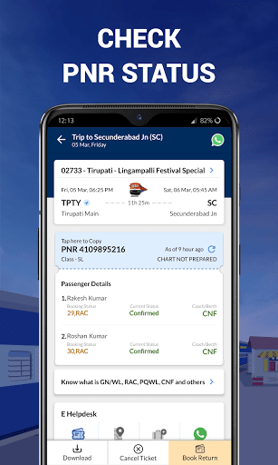 Train App: Tickets, PNR Status screenshot 5