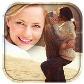 Romantic Couple Kiss Photo Frames on 9Apps