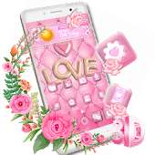 Romantic Pink Rose Love Theme