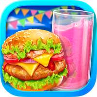 Fast Food - Hamburger & Icy Juice Fun