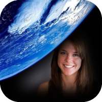 Earth photo frame costume montage editor