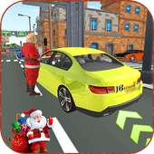 Santa Gift Delivery : Highway Car Driving Games