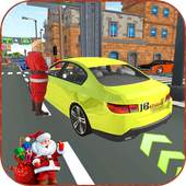 Santa Gift Delivery : Highway Car Driving Games