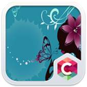 Lady Butterfly Theme CLauncher