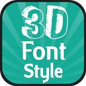 3D Font Style on 9Apps