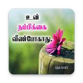 Bible Words Wallpaper Tamil