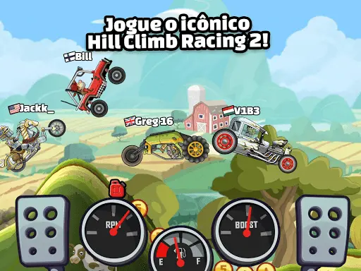 ATUALIZADO 🔥 HILL CLIMB RACING 2 COM TUDO INFINITO 🔴 *apk download 2023*  