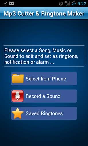MP3 Cutter and Ringtone Maker screenshot 1