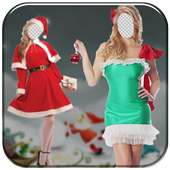 Christmas girl Photo Suit on 9Apps