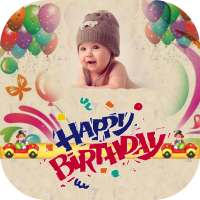 Birthday Wishes  - bday photo frame with name on 9Apps