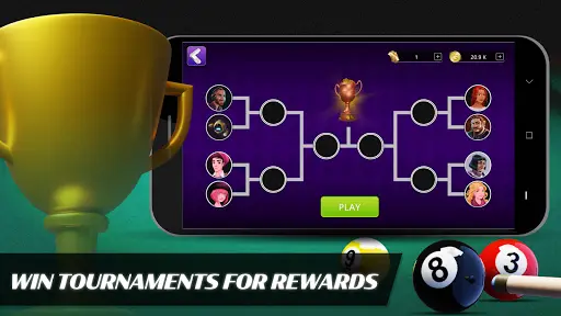 8 ball pool 3d - 8 Pool Billiards offline game APK pour Android