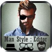 Man Style Editor Hair Mustache on 9Apps