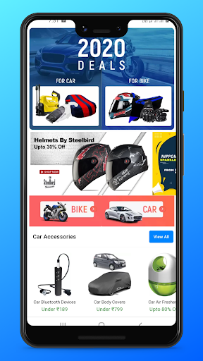 Online bike spare online parts app