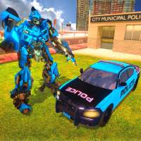 US Police Cop Car Robot Transformation Police Game