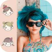 Hairstyles Photo Editor Pro on 9Apps