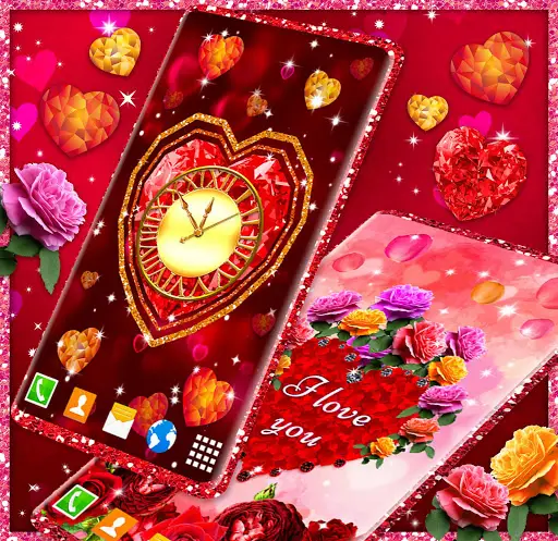 Diamond Hearts Live Wallpaper Love 4k Wallpaperアプリのダウンロード21 無料 9apps