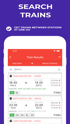 Indian Railway Timetable - Live train location screenshot 6