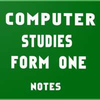 Computer studies form 1 notes