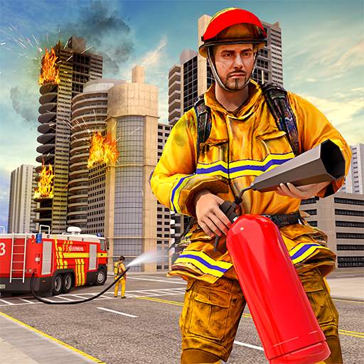 US Fire Fighter Plane City Rescue Game 2019