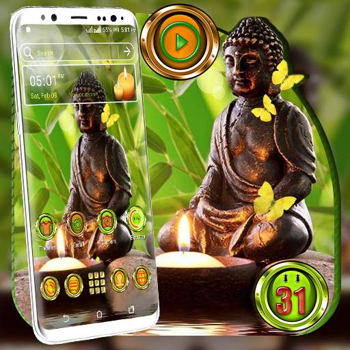 Lord Buddha Launcher Theme