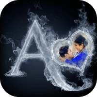 Smoke Text Photo Frames on 9Apps