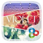 Violet GO Launcher Theme on 9Apps