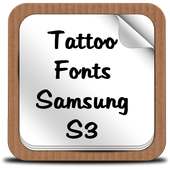 Tattoo Fonts Samsung S3