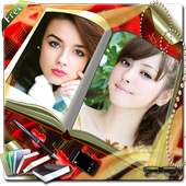 Dual Books photo frames effect on 9Apps