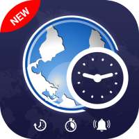 reloj mundial: todo el país hora y despertador on 9Apps